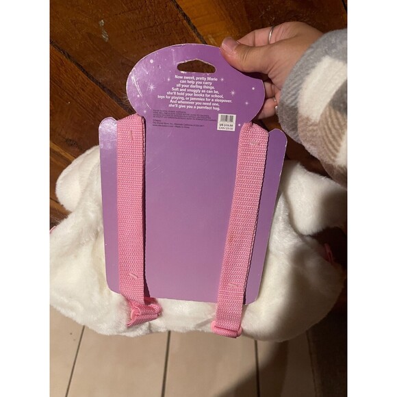 Vintage Disney Store Exclusive Aristocats Marie Snuggly Friends Backpack - Picture 4 of 5